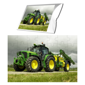 Puzzle z traktorem John Deere 35 elementów