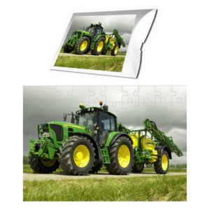 Puzzle z ciągnikiem John Deere 70 elementów