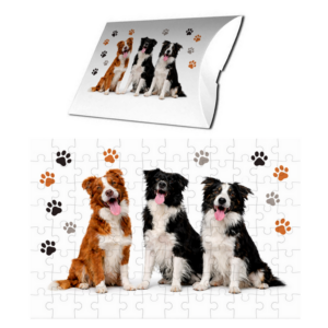 Puzzle z psami Border Collie 96 elementów
