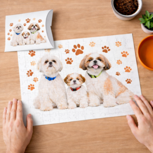 Puzzle z psami Shih tzu 70 elementów