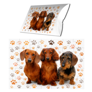 Puzzle z pieskami Jamniki 35 elementów