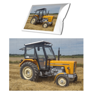 Puzzle z traktorem Ursus C-360 70 elementów