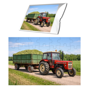 Puzzle z traktorem Ursus-360 35 elementów