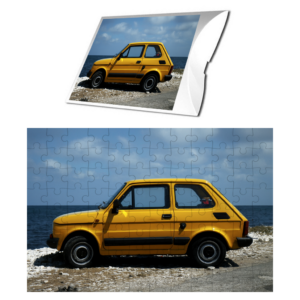 Puzzle z samochodem Fiat 126p 70 elementów