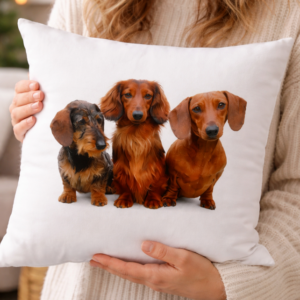 Poduszka z psem Jamnik