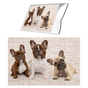 Puzzle z pieskami Buldog Francuski 96 elementów