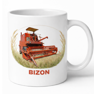 Kubek z kombajnem Bizon