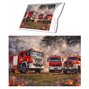 Puzzle ze  Strażą Pożarną 70 elementów