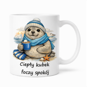 Kubek z Foką Ciepły kubek foczy spokój