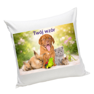 Poduszka personalizowana 30×30 cm Twój wzór | zdjęcie, napis, prezent