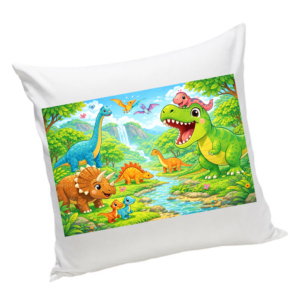 Poduszka dla dzieci z dinozaurami