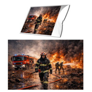 Puzzle 35 elementów Straż Pożarna – Akcja Gaśnicza