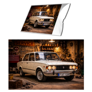 Puzzle 96 el. Fiat 125p – kultowy samochód PRL