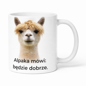 Kubek z alpaką – prezent na poprawę humoru