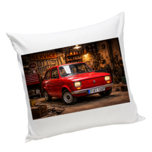 Poduszka Fiat 126p w garażu Klasyk PRL
