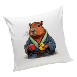 Poduszka Kapibara w szlafroku