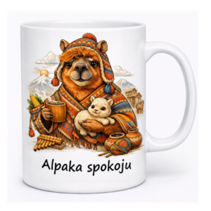 Kubek na prezent – Alpaka spokoju