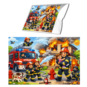 Puzzle dla dzieci 35 el. Straż Pożarna – Strażacy