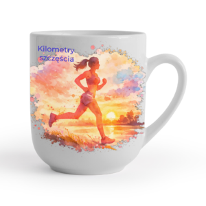 Kubek dla biegaczki Kilometry szczęścia