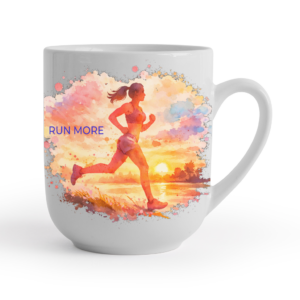 Kubek dla biegaczki RUN MORE