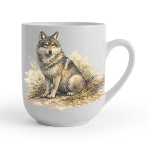 Kubek z wilkiem