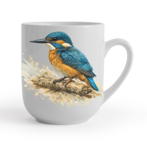 Kubek z zimorodkiem, zimorodek