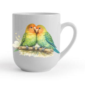 Kubek 300 ml Papużki Nierozłączki Para