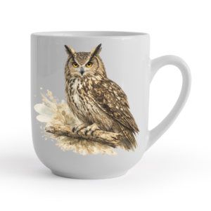 Kubek z puchaczem puchacz