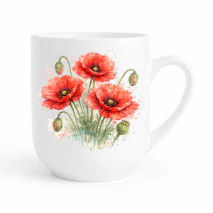 Kubek 300 ml Maki Akwarela