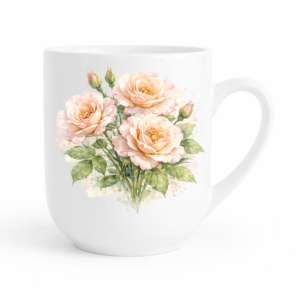 Kubek 300 ml Róże Akwarela